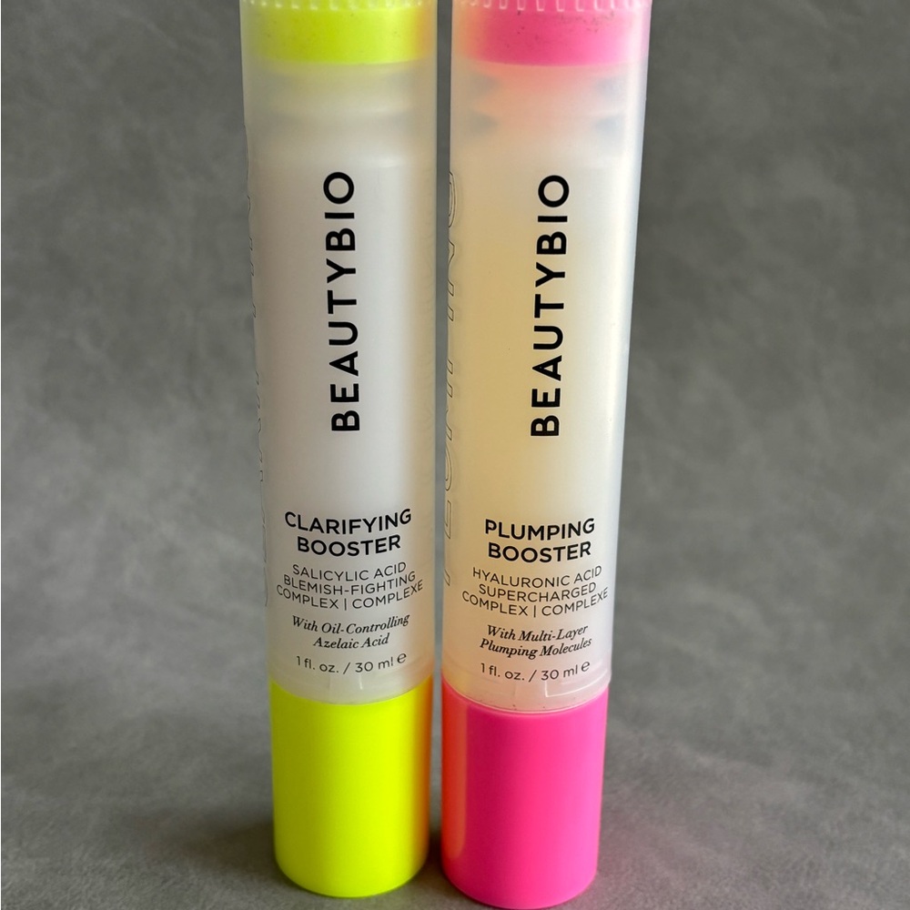 BeautyBio Clarifying and Plumping Booster Set 30ml each